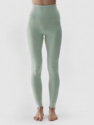 4F Legginsy sportowe w kolorze zielonym rozmiar: S. Zielone legginsy 4f, s, bez wzorów, z materiału. Za 70.74 zł.