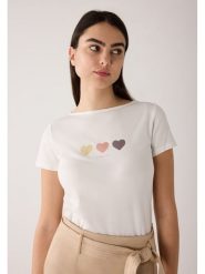 More & More Koszulka w kolorze białym rozmiar: 46. Białe bluzki More & More, bez wzorów, bez kołnierzyka, bez ramiączek. Za 109.52 zł.