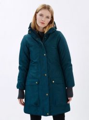 Finside Parka zimowa "Oikku" w kolorze morskim rozmiar: 38. Niebieskie parki Finside, na zimę, s, bez kaptura. Za 768.71 zł.