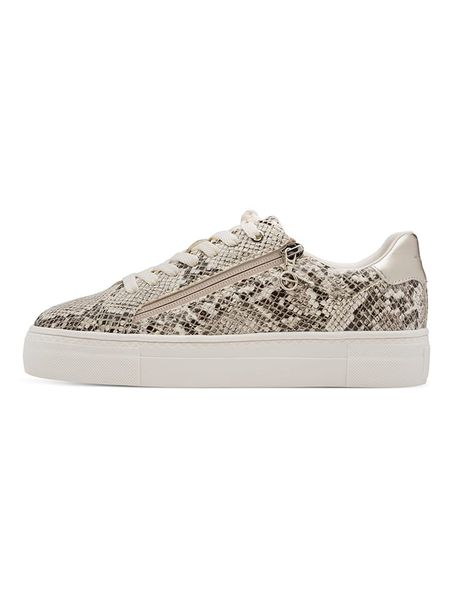 Tamaris Sneakersy w kolorze beżowym rozmiar: 40. Brązowe trampki Tamaris, bez wzorów, ze skóry, bez zapięcia. Za 109.95 zł.