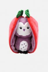 Pluszak 2 w 1 – Sowa Violet / Truskawka - Flipetz. Czapki DEGLINGOS, bez wzorów, z materiału. Za 59.90 zł.