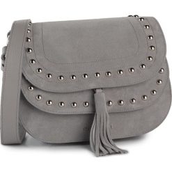 Torebka EVA MINGE - EM-31-05-000260 609. Szare listonoszki Eva Minge, bez wzorów, ze skóry, bez dodatków. W wyprzedaży za 279.00 zł.