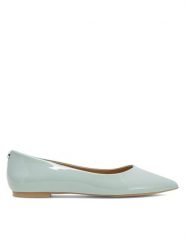 Nine West Baleriny WFA2622-1 Niebieski. Niebieskie baleriny Nine West, bez wzorów, ze skóry, bez obcasa. Za 159.99 zł.