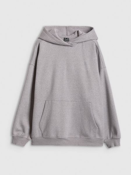 4F Bluza dresowa loose z kapturem damska - szara L. Szare bluzy 4f, l, bez wzorów, z dresówki, z kapturem. Za 199.99 zł.