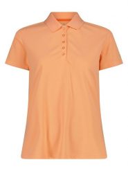 Cmp Funkcyjna koszulka polo w kolorze pomarańczowym rozmiar: 34. Pomarańczowe koszulki polo CMP, bez wzorów, z materiału, bez kołnierzyka, bez ramiączek. Za 42.08 zł.