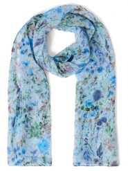 Marie Lund Szalik Kobiety niebieski|wielokolorowy, ONE SIZE. Niebieskie szaliki Marie Lund, bez wzorów, z syntetyku, eleganckie. Za 119.95 zł.
