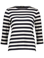 More & More Koszulka w kolorze czarno-białym rozmiar: 36. Białe bluzki More & More, bez wzorów, bez kołnierzyka, bez ramiączek. Za 61.17 zł.