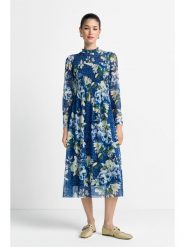 Rich & Royal Sukienka w kolorze niebiesko-zielonym rozmiar: L. Niebieskie sukienki Rich & Royal, l, bez wzorów, bez kołnierzyka, bez ramiączek, midi. Za 250.35 zł.
