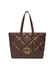LOVE MOSCHINO Torebka JC4120PP0NLC0313 Brązowy. Brązowe torebki klasyczne Love Moschino, bez wzorów, ze skóry, bez dodatków. Za 1,059.00 zł.