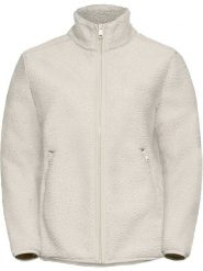 Jack Wolfskin Kurtka polarowa "High Curl" w kolorze beżowym rozmiar: L. Brązowe kurtki sportowe Jack Wolfskin, l, bez wzorów, z polaru, bez kaptura, outdoorowe. Za 348.90 zł.