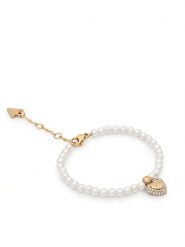 Guess Bransoletka JUBB06 091JW Biały. Białe bransoletki Guess, ze stali. Za 252.99 zł.