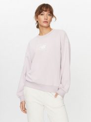 New Balance Bluza Essentials French Terry Crew WT33514 Fioletowy Regular Fit. Fioletowe bluzy New Balance, m, bez wzorów, z bawełny, bez kaptura. Za 179.99 zł.