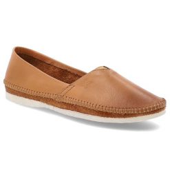 Brązowe Baleriny Maciejka Stylowe Wsuwane Obuwie Damskie. Brązowe półbuty wsuwane Maciejka, bez wzorów, ze skóry, eleganckie, bez obcasa, bez zapięcia. Za 239.00 zł.