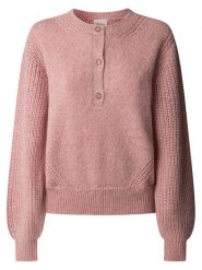 Pepe Jeans Sweter "Nica" w kolorze jasnoróżowym rozmiar: XL. Różowe swetry Pepe Jeans, xl, bez wzorów, z jeansu, bez ramiączek. Za 211.31 zł.
