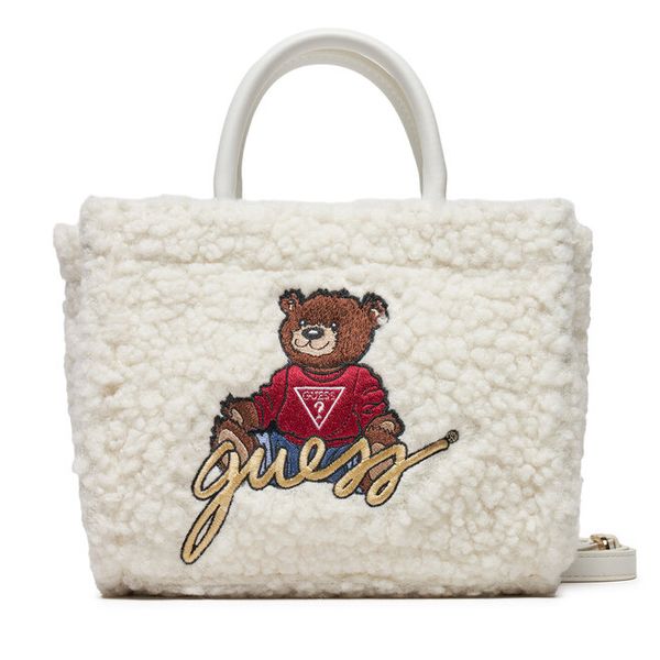 Torebka Guess. Białe torebki klasyczne Guess, z aplikacjami, bez dodatków. Za 179.99 zł.
