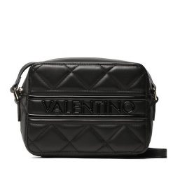 Torebka Valentino. Czarne listonoszki Valentino, bez wzorów, bez dodatków. Za 249.99 zł.