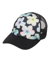 Czapka Trucker dla Kobiety BEAUTIFUL MORNING Czarny. Czarne czapki Roxy, bez wzorów, z materiału. Za 83.99 zł.