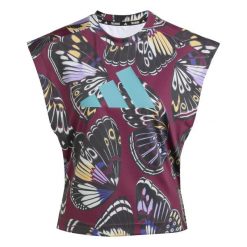 Damski tank top adidas Farm. Czarne topy Adidas, bez wzorów, bez kołnierzyka, bez ramiączek. Za 193.00 zł.