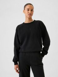 GAP Bluza w kolorze czarnym rozmiar: S. Czarne bluzy sportowe GAP, s, bez wzorów, bez kaptura. Za 127.95 zł.