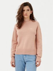 Calvin Klein Jeans Sweter Monogram J20J224802 Pomarańczowy Regular Fit. Brązowe swetry Calvin Klein Jeans, l, bez wzorów, z bawełny, bez ramiączek. Za 219.99 zł.