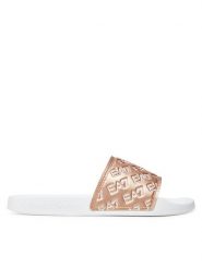 EA7 Emporio Armani Klapki 7X000109 AF15125 M0116 Różowy. Czerwone klapki EA7 Emporio Armani, bez wzorów, z tworzywa sztucznego, bez obcasa. Za 159.99 zł.