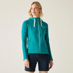 Bluza damska z kapturem Regatta Vatana. Niebieskie bluzy Regatta, m, bez wzorów, z elastanu, z kapturem. Za 243.50 zł.