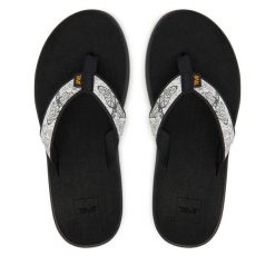 Japonki Teva. Szare klapki Teva, bez wzorów, bez obcasa. Za 189.99 zł.