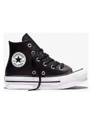 Converse Skórzane sneakersy "Converse Chuck Taylor All Star Lift" w kolorze czarnym rozmiar: 36. Czarne trampki Converse, bez wzorów, za kostkę, bez zapięcia. Za 179.95 zł.