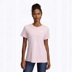 Koszulka Damska Sportowa Under Armour Tech Ssc- Twist. Czerwone koszulki sportowe Under Armour, bez wzorów, bez ramiączek, do biegania. Za 119.99 zł.