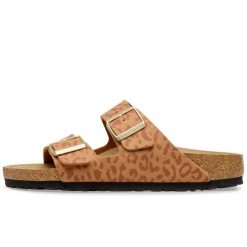 Klapki Birkenstock Arizona Synthetics Damskie. Klapki Birkenstock, bez wzorów, z materiału, bez obcasa. Za 422.96 zł.