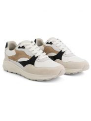 TRAVELIN' Skórzane sneakersy "Royston" w kolorze beżowo-białym rozmiar: 42. Białe trampki Travelin', bez wzorów, bez zapięcia. Za 347.99 zł.