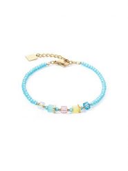 COEUR DE LION Bransoletka z kryształami Swarovski rozmiar: onesize. Niebieskie bransoletki COEUR DE LION, z kryształem, szklane. Za 130.99 zł.