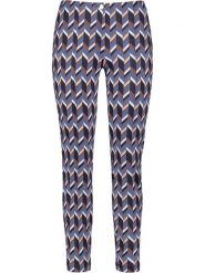 Gerry Weber Spodnie w kolorze granatowo-pomarańczowym rozmiar: 38. Niebieskie spodnie materiałowe Gerry Weber, bez wzorów, z materiału. Za 203.45 zł.
