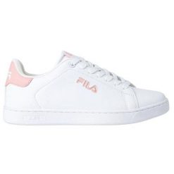 Buty damskie do chodzenia Courtbay Linear Wmn białe. Białe obuwie sportowe Fila, bez zapięcia, trekkingowe. W wyprzedaży za 168.00 zł.