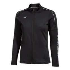 Bluza do biegania damska Joma R-City Full Zip. Czarne bluzy Joma, xl, bez wzorów, z elastanu, bez kaptura. Za 179.99 zł.