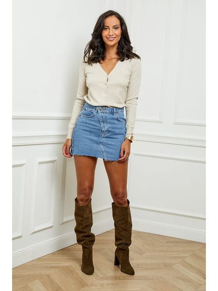 Soft Cashmere Kardigan w kolorze beżowym rozmiar: 34/36. Brązowe kardigany Soft Cashmere, bez wzorów, z kaszmiru. Za 78.10 zł.