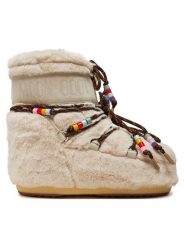 Moon Boot Śniegowce 80D1409470 Beżowy. Brązowe trapery i śniegowce Moon Boot, z materiału. Za 1,799.00 zł.