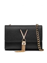 Valentino Torebka Divina VBS1IJ03 Czarny. Czarne torebki klasyczne Valentino, bez wzorów, ze skóry, bez dodatków. Za 199.99 zł.