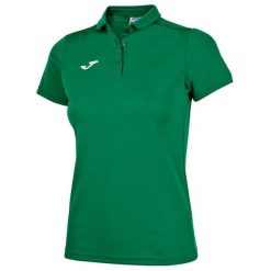 Koszulka polo do tenisa damska Joma Hobby. Zielone bluzki Joma, l, bez wzorów, sportowe, bez kołnierzyka, bez ramiączek. W wyprzedaży za 128.10 zł.
