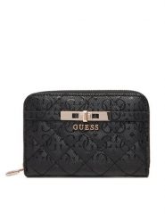 Guess Duży Portfel Damski Idra Slg SWGG81 57140 Czarny. Czarne portfele Guess, z aplikacjami, ze skóry. Za 229.99 zł.
