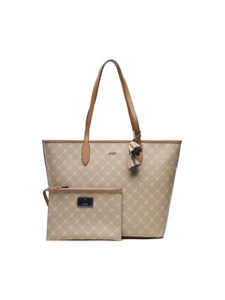 JOOP! Torebka 4140006140 Beżowy. Brązowe shopper Joop!, bez wzorów, ze skóry, bez dodatków. Za 749.99 zł.