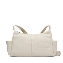 Torebka Calvin Klein. Białe torebki klasyczne Calvin Klein, bez wzorów, bez dodatków. Za 409.99 zł.