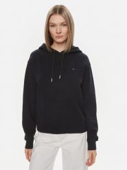 Tommy Hilfiger Bluza Flag WW0WW41245 Granatowy Regular Fit. Niebieskie bluzy TOMMY HILFIGER, l, bez wzorów, z bawełny, bez kaptura. Za 309.99 zł.