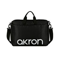 Torba Trenerska Akron – Czarna. Czarne torby na laptopa AKRON, bez wzorów, z materiału, na ramię, duże. Za 201.25 zł.