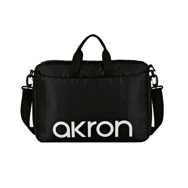 Torba Trenerska Akron – Czarna. Czarne torby na laptopa AKRON, bez wzorów, z poliesteru, na ramię, duże. Za 201.25 zł.