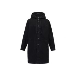 PŁASZCZ DENIM PARKA COAT. Czarne parki The hive, m, bez wzorów, z denimu, bez kaptura. Za 449.00 zł.