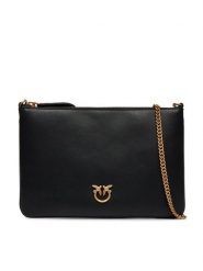 Pinko Torebka Flat Classic PE 23 PCPL 100455 A0F1 Czarny. Czarne torebki klasyczne Pinko, bez wzorów, ze skóry, bez dodatków. Za 429.99 zł.