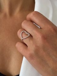 Les Favorites Srebrny pierścionek rozmiar: 56. Szare pierścionki Les Favorites, srebrne. Za 100.52 zł.
