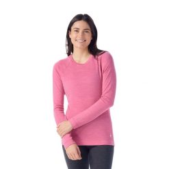 Longsleeve termoaktywny damski Smartwool Merino 250 Baselayer Crew Boxed. Czerwone bielizna sportowa Smartwool, s, bez wzorów, z wełny. Za 429.99 zł.