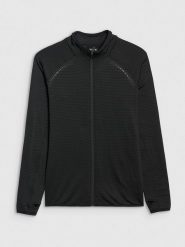 4F Bluza w kolorze czarnym rozmiar: M. Czarne bluzy 4f, m, bez wzorów, z materiału, bez kaptura. Za 132.05 zł.